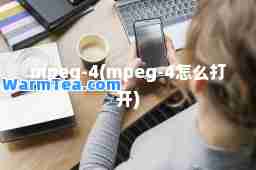 mpeg-4(mpeg-4怎么打开)