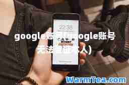 google账号(google账号无法验证本人)