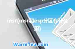 msr(msr和esp分区有什么用)