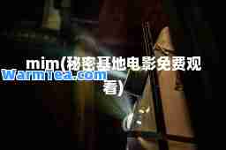 mim(秘密基地电影免费观看)