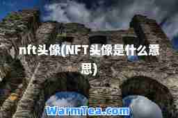 nft头像(NFT头像是什么意思)