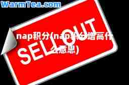 nap积分(nap积分增高什么意思)