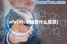 nfv(nfc功能是什么意思)