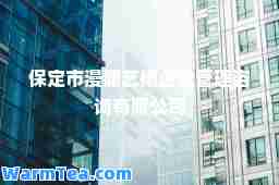 保定市漫澜艺栩企业管理咨询有限公司