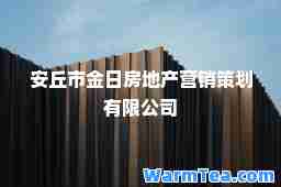 安丘市金日房地产营销策划有限公司