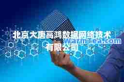 北京大唐高鸿数据网络技术有限公司