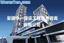 安徽中一建设工程技术咨询有限公司