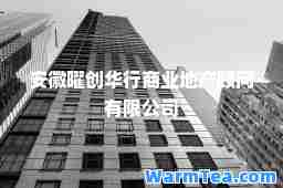 安徽曜创华行商业地产顾问有限公司