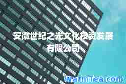 安徽世纪之光文化投资发展有限公司
