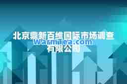 北京鼎新百维市场调查有限公司