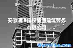 安徽湖滨建设集团建筑劳务有限公司