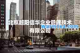 北京超阳信华企业管理技术有限公司