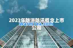 2023年防洪防汛概念上市公司