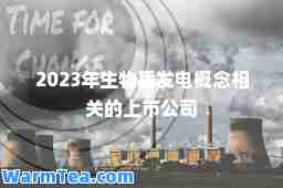 2023年生物质发电概念相关的上市公司