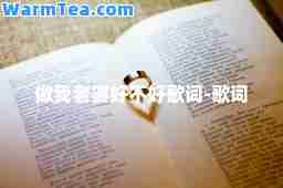 做我老婆好不好歌词-歌词