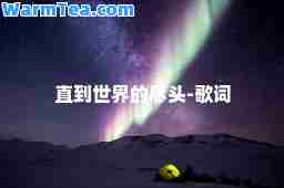 直到世界的尽头-歌词