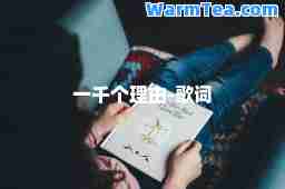 一千个理由-歌词