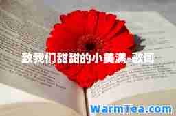 致我们甜甜的小美满-歌词