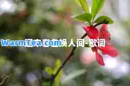 迎来春色换人间-歌词