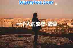 一个人的浪漫-歌词