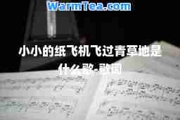 小小的纸飞机飞过青草地是什么歌-歌词