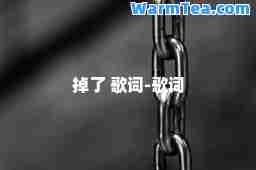 掉了 歌词-歌词
