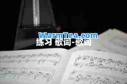 练习 歌词-歌词