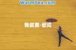 我就要-歌词