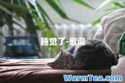 睡觉了-歌词