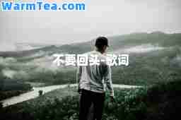 不要回头-歌词 不要回头-歌词