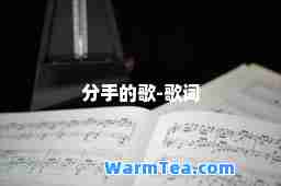分手的歌-歌词