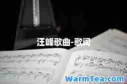 汪峰歌曲-歌词