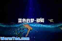 蓝色的梦-歌词