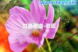 红色歌曲-歌词