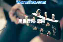 黑色音频-歌词