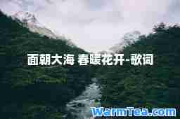 面朝大海 春暖花开-歌词
