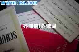 齐豫的歌-歌词