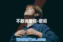 不敢说爱你-歌词