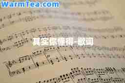 其实你懂得-歌词