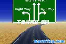 不走寻常路-歌词