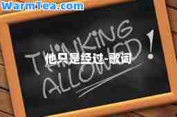 他只是经过-歌词