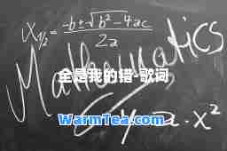全是我的错-歌词