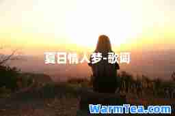 夏日情人梦-歌词
