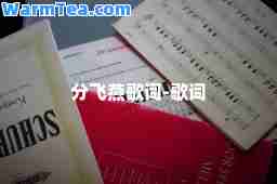 分飞燕歌词-歌词