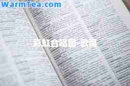 彩虹唱团-歌词