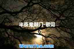 半夜鬼敲门-歌词