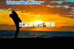 如果爱歌词-歌词