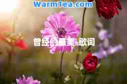 曾经的最美-歌词