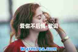 爱你不后悔-歌词