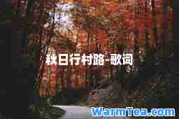 秋日行村路-歌词